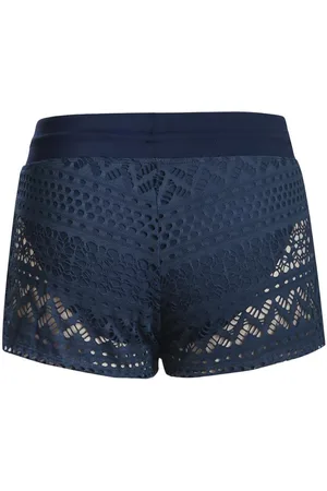 Azura Exchange Dames Kant Shorts Aangeklede Badkleding met Onderdeel in
