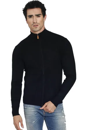 William De Faye Gilet met lange mouwen en rits