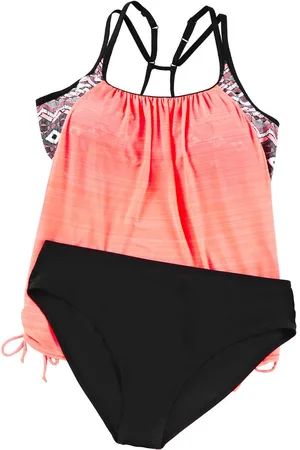 Azura Exchange Dames Geprinte Tankini Badpak in