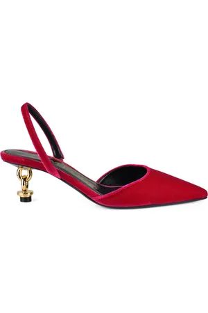 Tom Ford Velvet Chain Heel Slingback
