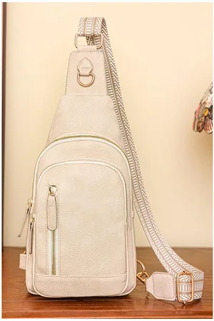 Azura Exchange Vintage PU Leren Gevoerde Schoudertas met Rits