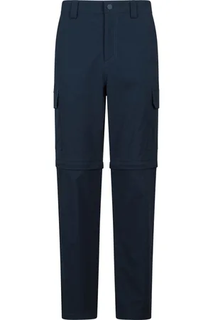 Mountain Warehouse Heren Delta Stretch Afritsbare Regular Cargo Broek (Marineblauw)