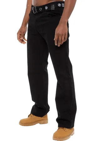 Enzo | Jeans met normale pasvorm en riem voor heren