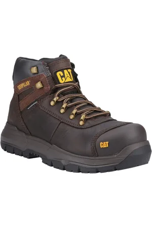Caterpillar Pneumatische 2.0 Leren Bruine Veiligheidslaarzen