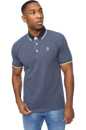 Crosshatch Heren Shellworth Polo Shirt (Marineblauw)