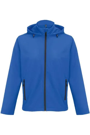 Sols Heren Race Hoodie Softshell Jas (Koninklijk )