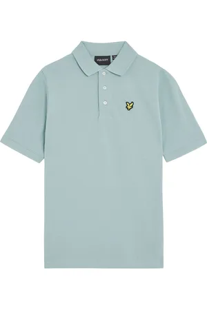 Lyle & Scott Lyle And Scott Juniors effen jongenspoloshirt in