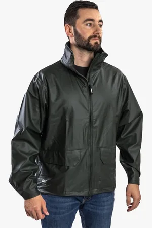 Helly Hansen VOSS JACKET Unisex Waterdichte Jas Donkergroen
