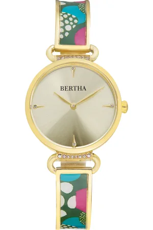 Bertha Katherine geëmailleerd armbandhorloge