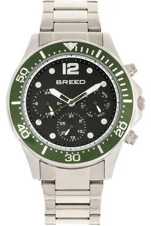Breed Pegasus armbandhorloge met dag/datum