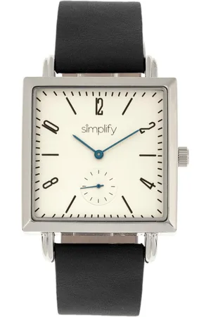 Simplify Vereenvoudig het 5000 lederen bandhorloge