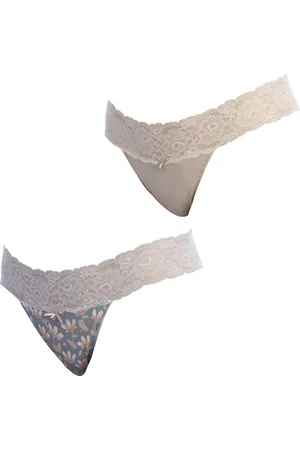 Janira Pack-2 Coquettes Katoenen Strings 1032357 voor dames