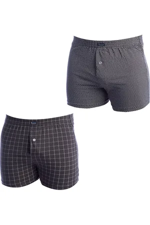 Abanderado Pack-2 Essential Herren-Boxershorts mit Gummizug A0100