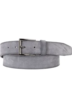 HUGO BOSS Accessoires Rummi Suède Leren Riem in