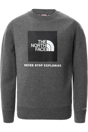 The North Face Jeugdbox sweatshirt met ronde hals in