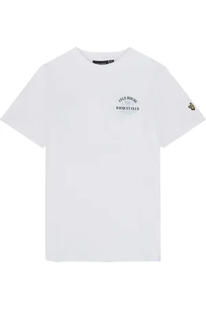 Lyle & Scott Jongens-T-shirt Lyle And Scott Juniors Racquet Club Graphic in
