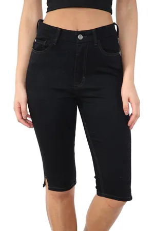 MYT Magic Shaping denim short met hoge taille voor dames