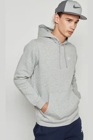Nike Club pullover hoodie geborduurd logo in