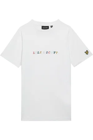 Lyle & Scott Jongens-T-shirt Lyle And Scott Juniors Multi Colour Embroidery in