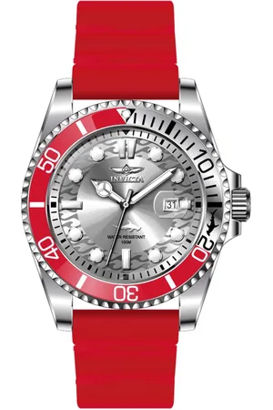 Invicta Pro Diver 47167 Heren Horloge - Quartz Uurwerk - Roestvrij Staal met zilveren Wijzerplaat - 43mm