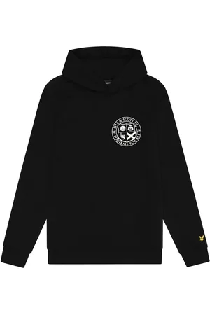 Lyle & Scott Lyle And Scott Juniors Football Logo Hoodie voor jongens in