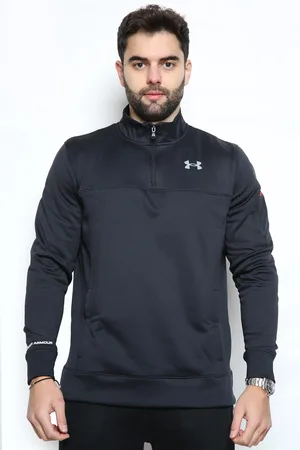 Under Armour Fleece trainingstop met kwartrits voor heren in