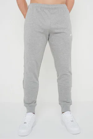 Nike Mens Repeat Taping Logo Fleece Cuffed Joggers in