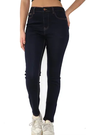 MYT Dames Magic Shaping High Waisted Skinny Fit Jeans in Indigo Blue