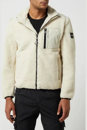 Calvin Klein Doorrits Teddy Bont Fleece Jas in