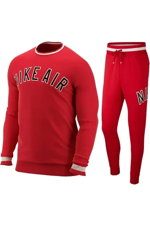 Nike Air Fleece trainingspak met volledige ronde hals