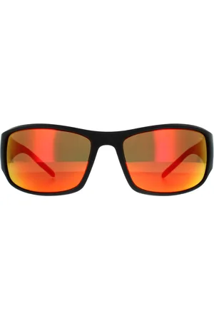 Bolle Zonnebril King 14241 Black metaal roodbruin vuur