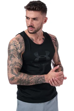 Under Armour Sportstyle tanktop met logo voor heren
