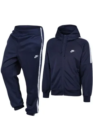 Nike Heren Tribute trainingspak met capuchon in marineblauw