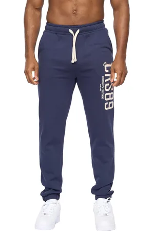 Crosshatch Mannen Ellsworth Joggingbroek (Marineblauw)