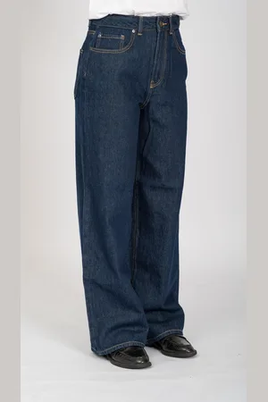 TeeShoppen De Originele Performance Wijde Jeans - Donkerblauwe Denim
