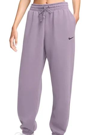 Nike Effen paarse joggingbroek