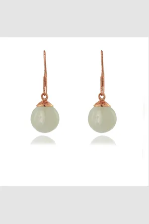 Luxenter 925 sterling en cat-eye oorbellen met 18K roségoud vergulde afwerking