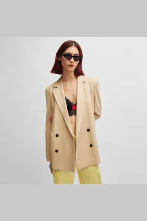 HUGO BOSS Dames Aboma-1 Double-Breasted Blazer in
