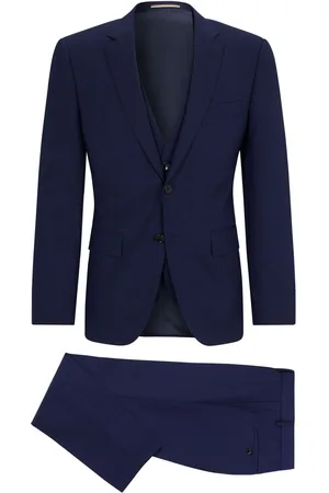 HUGO BOSS Herenpak H-Huge 3-delig in donkerblauw