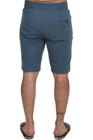 Dolce & Gabbana Blauwe Katoenen Herenshorts