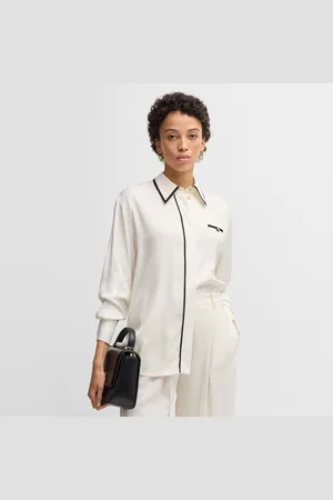 HUGO BOSS Damesblouse Benjami Loose-Fit in