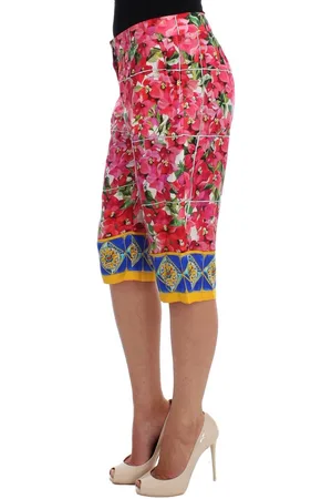 Dolce & Gabbana Gebloemde Zijden Capribroek