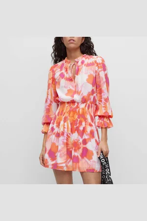 HUGO BOSS Kasralla-1 Jurk in Floral voor dames