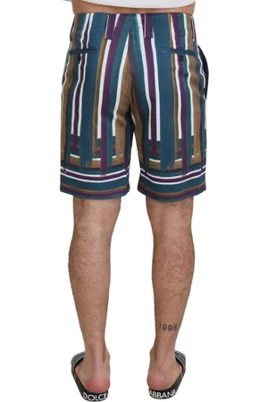 Dolce & Gabbana Gestreepte Katoenen Herenshort