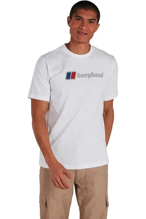 Berghaus Heren biologisch groot logo T-shirt in