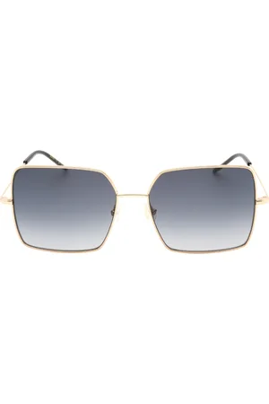 HUGO BOSS Donkergrijze SF-lens roségouden zonnebril