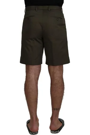 Dolce & Gabbana Kaki Katoenen Herenshort