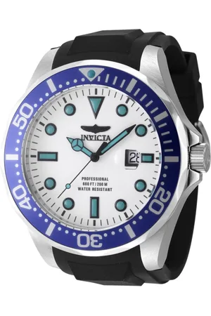 Invicta Pro Diver 48032 Heren Horloge - Quartz Uurwerk - Roestvrij Staal met witte Wijzerplaat - 60mm