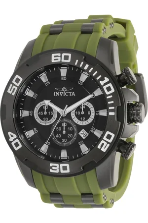 Invicta Pro Diver - SCUBA 35399 Heren Horloge - Quartz Uurwerk - Roestvrij Staal met zwarte Wijzerplaat - 50mm