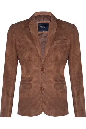 Infinity Blazer suède jas Zachte Italiaanse leren jas